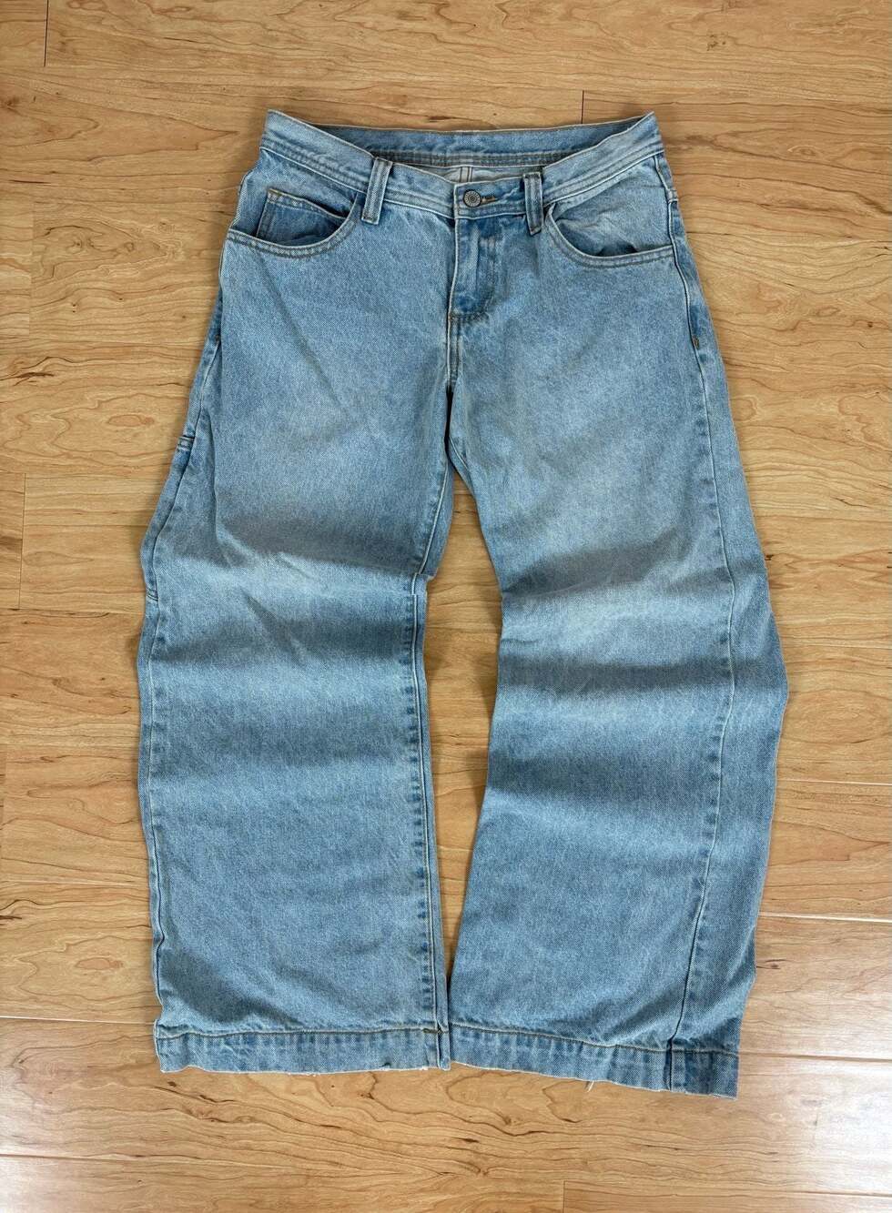 J. Galt Brandy Melville Light Wash Baggy Carpenter Jeans